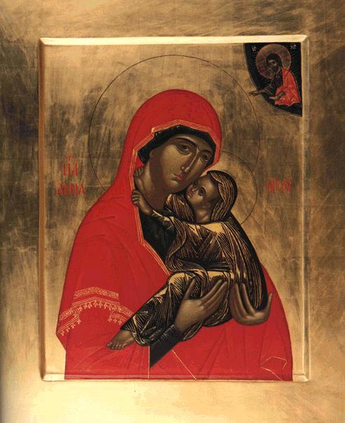 Святая праведная Анна с Девой Марией
