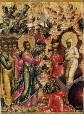 Воскрешение Лазаря. 1673. Никита Павловец