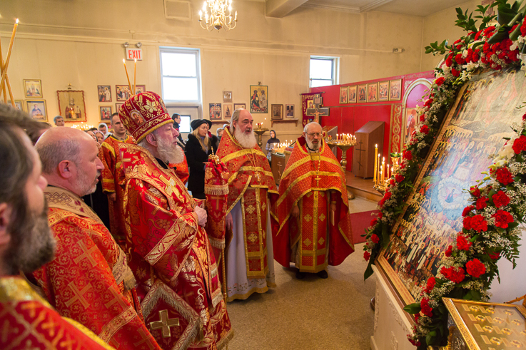 Епископ Иероним возглавил престольный праздник в нашем храме, 8.02.2015