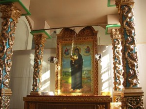 Рака над захоронением прп. Макария Жабынского в Макариевской церкви Жабынской пустыни