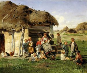 Крестьянские дети. 1890 