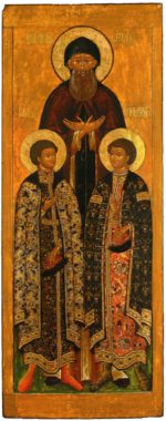 Благоверные князья Феодор Смоленский (+1299) и чада его князья Давид (+1321) и Константин, Ярославские чудотворцы