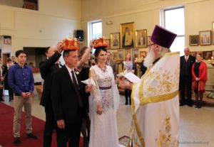 Венчание в храме святых Исповедников в 22-ю неделю по Пятидесятнице