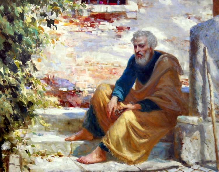 Святой всехвальный апостол Пётр - один из двенадцати апостолов Иисуса Христа