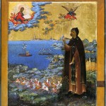 Святой благоверный князь Александр Невский со сценами жития. Икона невьянского письма начала XIX века