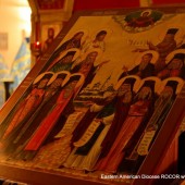 Верующие Бруклина поклонились святым мощам Оптинских старцев и других угодников Божиих, 11 Dec, 2013