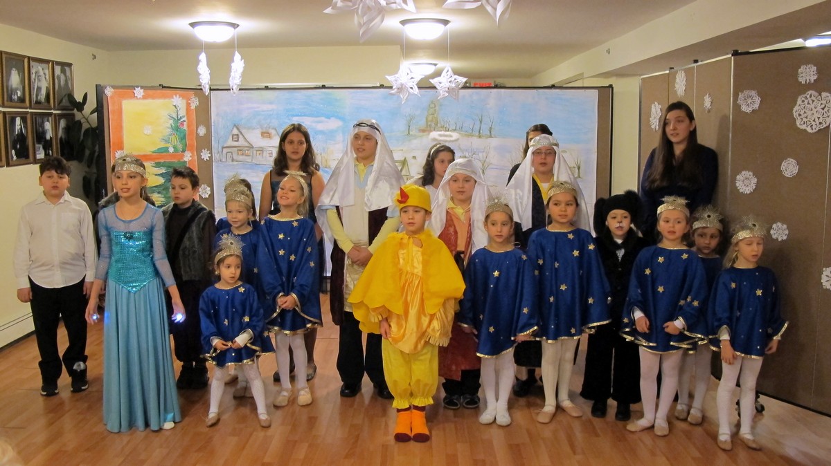 Рождественнский утренник в приходской школе, 10.01.2015