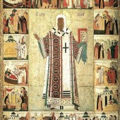Святитель Алексий с житием, автор - Дионисий 1480-е годы Святитель Алексий с житием, автор - Дионисий 1480-е годы