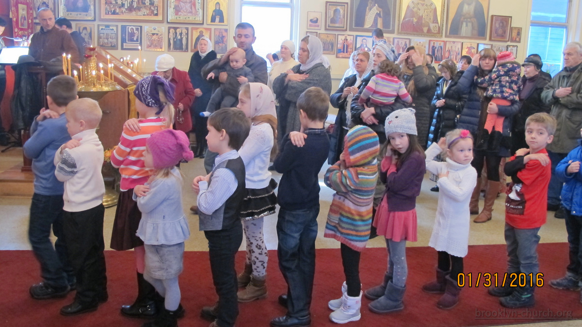 Воскресноe Богослужение 31 января, 2016