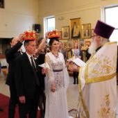 Венчание в храме святых Исповедников в 22-ю неделю по Пятидесятнице