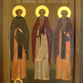 Преподобные отцы Иоанн, Сергий и Патрикий 