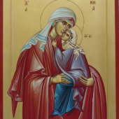 Святая праведная Анна с Приснодевой Марией на руках